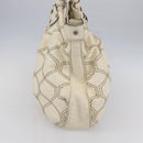 Salvatore Ferragamo Tote Bag Leather White Auth 152267-5