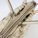 Salvatore Ferragamo Tote Bag Leather White Auth 152267-6