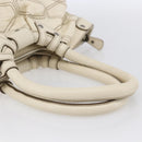 Salvatore Ferragamo Tote Bag Leather White Auth 152267-7