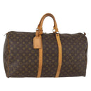 LOUIS VUITTON Monogram Keepall 55 Boston Bag M41424 LV Auth 152269-1
