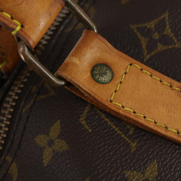 LOUIS VUITTON Monogram Keepall 55 Boston Bag M41424 LV Auth 152269