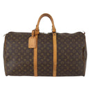 LOUIS VUITTON Monogram Keepall 55 Boston Bag M41424 LV Auth 152269-13