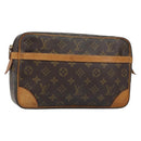 LOUIS VUITTON Monogram Compiegne 28 Clutch Bag M51845 LV Auth 152270-1