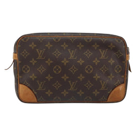 LOUIS VUITTON Monogram Compiegne 28 Clutch Bag M51845 LV Auth 152270 - 0