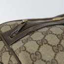 GUCCI GG Supreme Web Sherry Line Bag PVC Beige Gold 56 02 004 Auth 152274-15