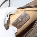 GUCCI GG Supreme Web Sherry Line Bag PVC Beige Gold 56 02 004 Auth 152274-17