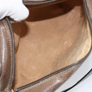 GUCCI GG Supreme Web Sherry Line Bag PVC Beige Gold 56 02 004 Auth 152274-18