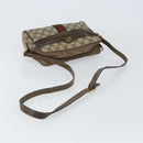 GUCCI GG Supreme Web Sherry Line Bag PVC Beige Gold 56 02 004 Auth 152274-7