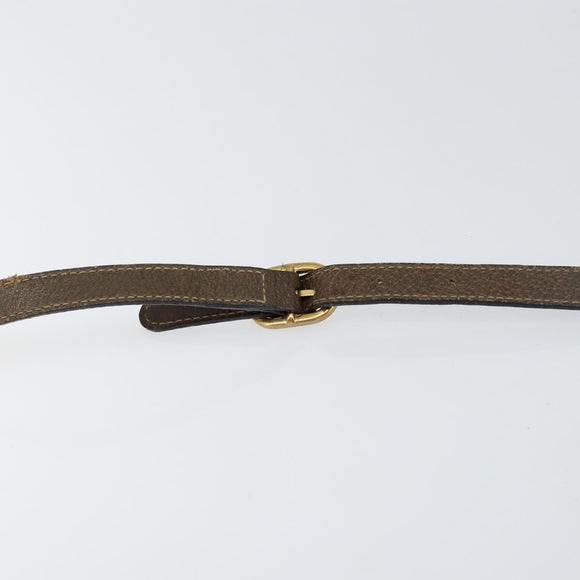 GUCCI GG Supreme Web Sherry Line Bag PVC Beige Gold 56 02 004 Auth 152274