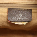 GUCCI GG Supreme Web Sherry Line Bag PVC Beige Gold 98 02 005 Auth 152275-17