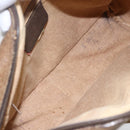 GUCCI GG Supreme Web Sherry Line Bag PVC Beige Gold 98 02 005 Auth 152275-19