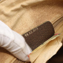 GUCCI GG Supreme Web Sherry Line Bag PVC Beige Gold 98 02 005 Auth 152275-24