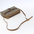 GUCCI GG Supreme Web Sherry Line Bag PVC Beige Gold 98 02 005 Auth 152275-7