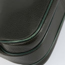 BALLY Hand Bag Leather Khaki Gold Auth 152278-13