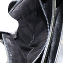 BALLY Hand Bag Leather Khaki Gold Auth 152278-21