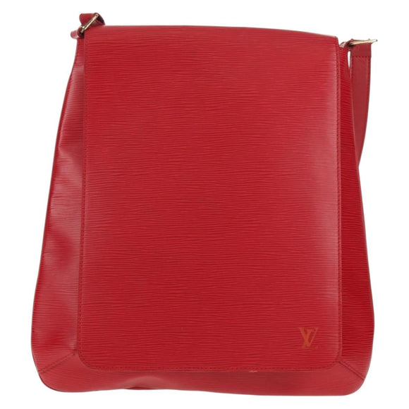 LOUIS VUITTON Epi Musette Shoulder Bag SPO Red LV Auth 152281V