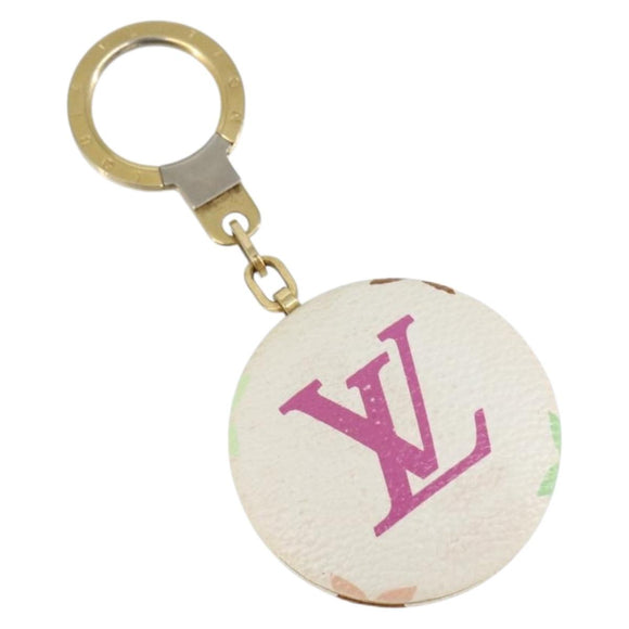 LOUIS VUITTON Monogram Multicolor Astropill Charm White M51911 LV Auth 152282