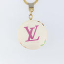 LOUIS VUITTON Monogram Multicolor Astropill Charm White M51911 LV Auth 152282-4