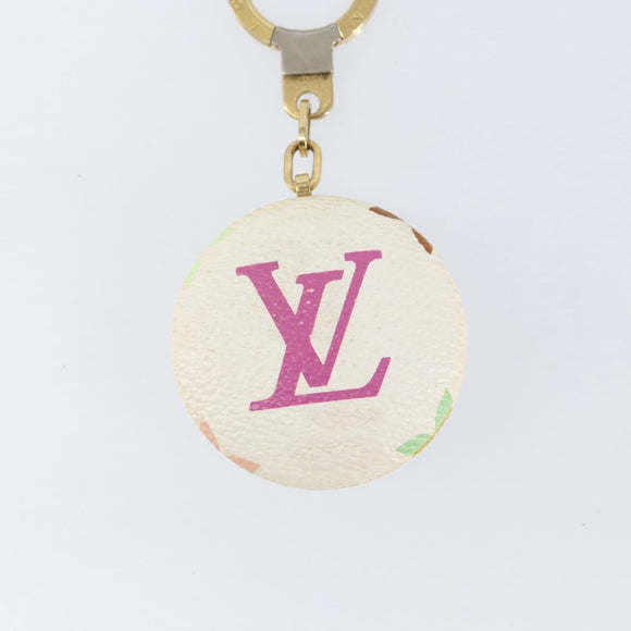 LOUIS VUITTON Monogram Multicolor Astropill Charm White M51911 LV Auth 152282
