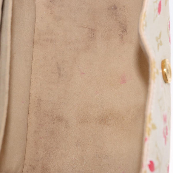 LOUIS VUITTON Monogram Cherry Blossom Sac Retro PM Bag White M92014 Auth 152285A