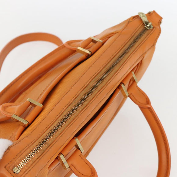 LOUIS VUITTON Epi Danura PM Bag 2Way Orange Mandarin M5891H LV Auth 152286V