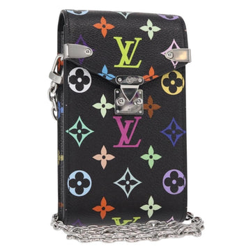 LOUIS VUITTON Monogram Multicolor Phone Pouch Metis Black M14098 Auth 152288SM