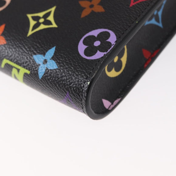 LOUIS VUITTON Monogram Multicolor Phone Pouch Metis Black M14098 Auth 152288SM