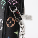 LOUIS VUITTON Monogram Multicolor Phone Pouch Metis Black M14098 Auth 152288SM-20