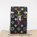 LOUIS VUITTON Monogram Multicolor Phone Pouch Metis Black M14098 Auth 152288SM-13