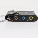 LOUIS VUITTON Monogram Multicolor Phone Pouch Metis Black M14098 Auth 152288SM-5
