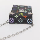 LOUIS VUITTON Monogram Multicolor Phone Pouch Metis Black M14098 Auth 152288SM-8