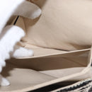 CHANEL Matelasse Chain Double Flap Chain Bag Knitted White CC Auth 152291SAV-28