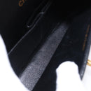 CHANEL Matelasse Double Flap Chain Bag Patent leather Black Gold CC Auth 152292V-22