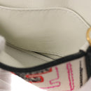 FENDI Zucca Canvas Nano Baguette Pouch Multicolor Gold Auth 152293SAM-19