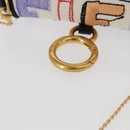 FENDI Zucca Canvas Nano Baguette Pouch Multicolor Gold Auth 152293SAM-7