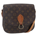 LOUIS VUITTON Monogram Saint Cloud GM Shoulder Bag M51242 LV Auth 152302-1