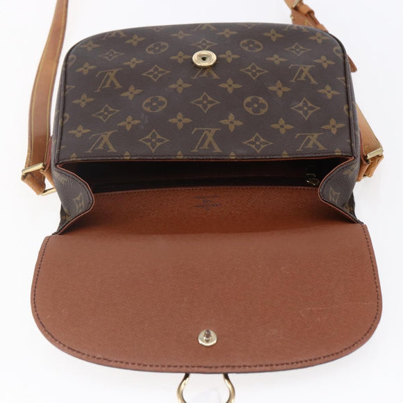 LOUIS VUITTON Monogram Saint Cloud GM Shoulder Bag M51242 LV Auth 152302