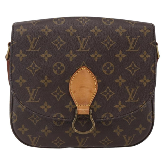 LOUIS VUITTON Monogram Saint Cloud GM Shoulder Bag M51242 LV Auth 152303
