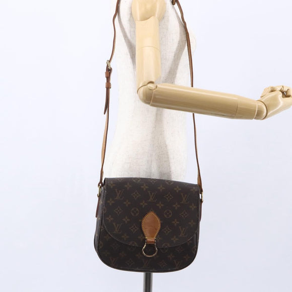 LOUIS VUITTON Monogram Saint Cloud GM Shoulder Bag M51242 LV Auth 152304