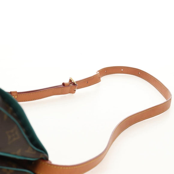 LOUIS VUITTON Monogram Perfo Saumur 30 Shoulder Bag M93998 LV Auth 152313V