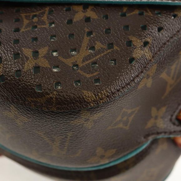LOUIS VUITTON Monogram Perfo Saumur 30 Shoulder Bag M93998 LV Auth 152313V