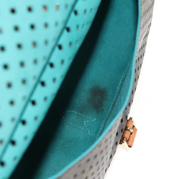 LOUIS VUITTON Monogram Perfo Saumur 30 Shoulder Bag M93998 LV Auth 152313V