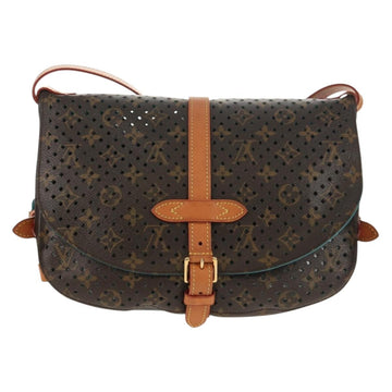 LOUIS VUITTON Monogram Perfo Saumur 30 Shoulder Bag M93998 LV Auth 152313V - 0
