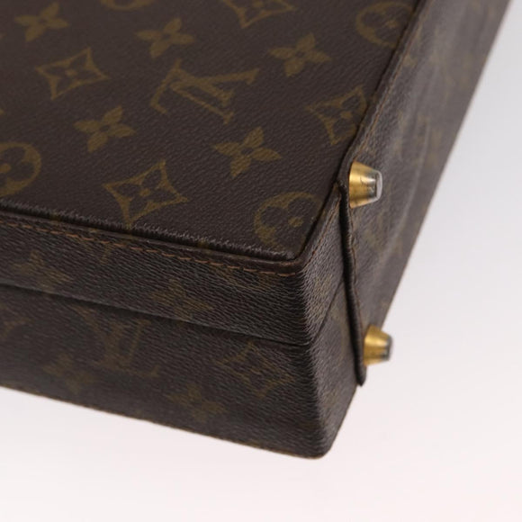 LOUIS VUITTON Monogram Attache Case Hand Bag LV Auth 152314