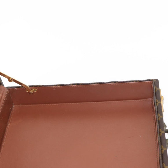 LOUIS VUITTON Monogram Attache Case Hand Bag LV Auth 152314