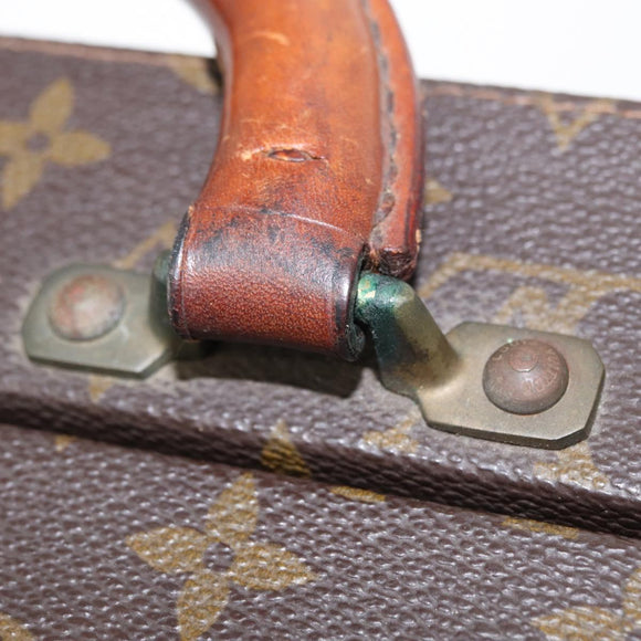 LOUIS VUITTON Monogram Attache Case Hand Bag LV Auth 152314
