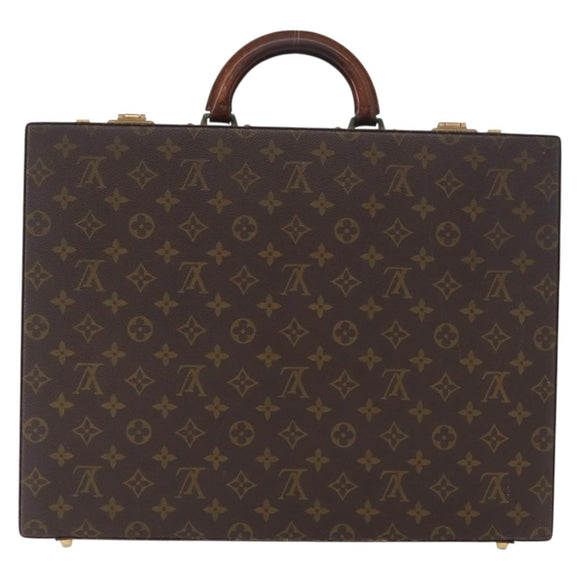 LOUIS VUITTON Monogram Attache Case Hand Bag LV Auth 152314