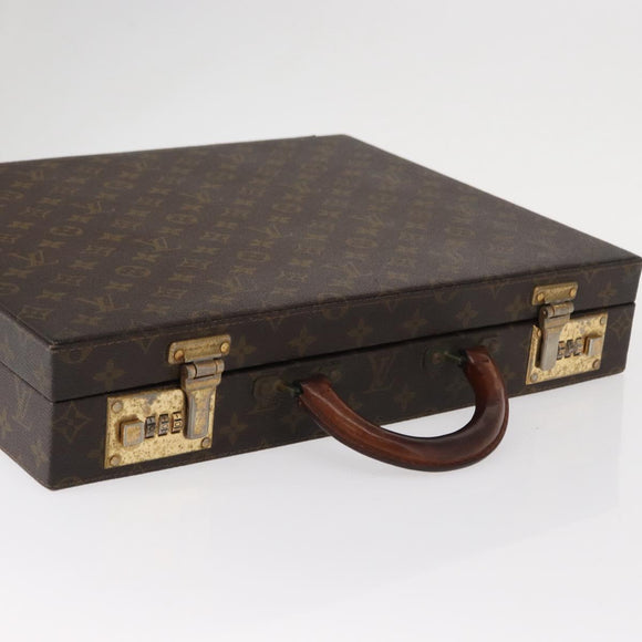 LOUIS VUITTON Monogram Attache Case Hand Bag LV Auth 152314