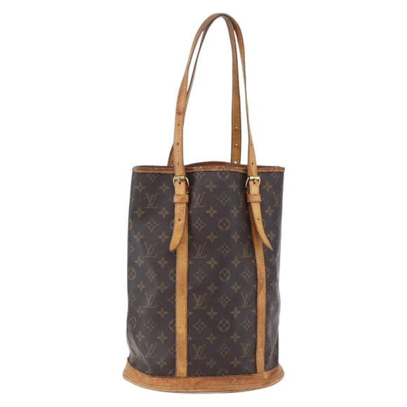 LOUIS VUITTON Monogram Bucket GM Shoulder Bag M42236 LV Auth 152316