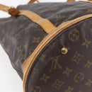 LOUIS VUITTON Monogram Bucket GM Shoulder Bag M42236 LV Auth 152316-16
